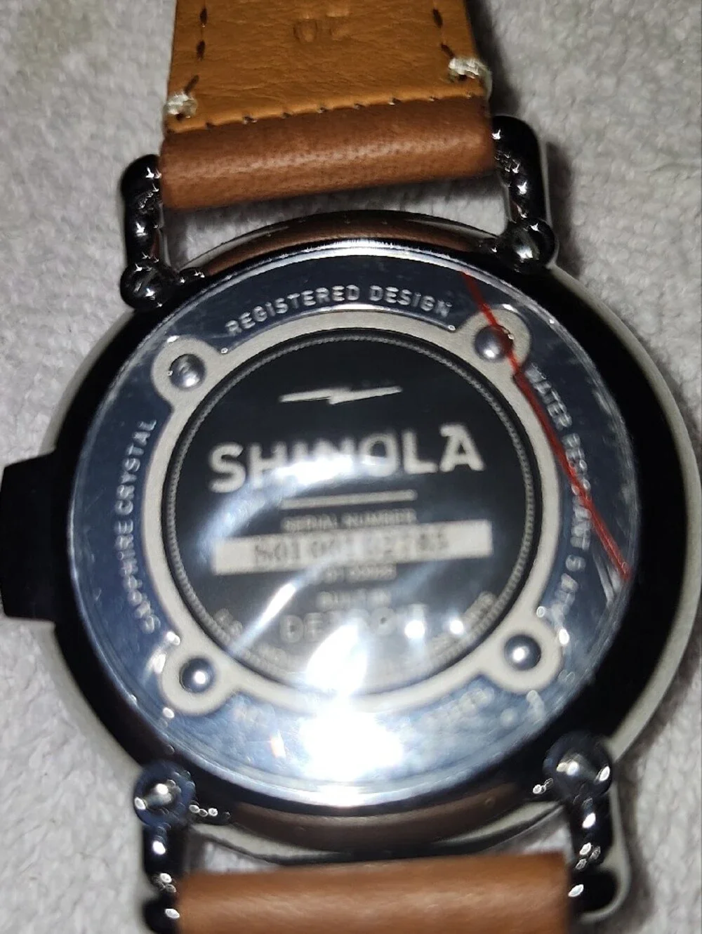 Shinola Detroit Argonite Forest Green Dial with Brown Leather Strap Watch